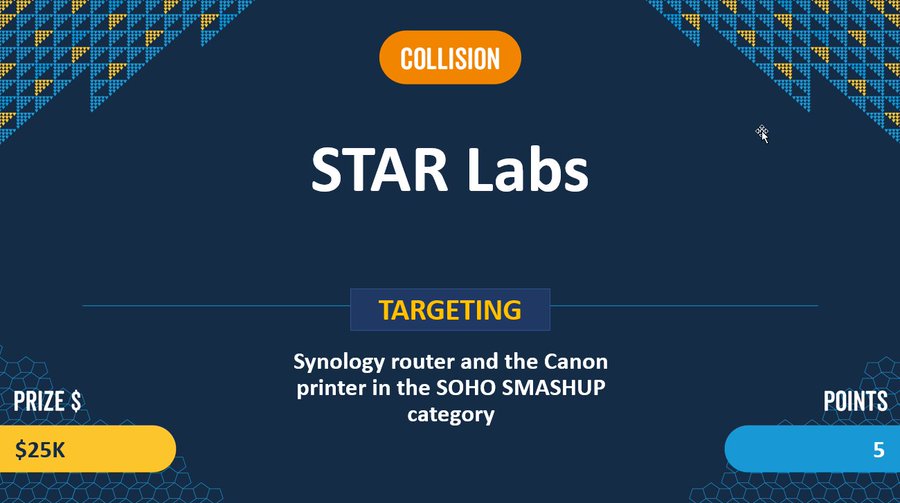 Pwn2Own Toronto 2022 — SOHO Smashup