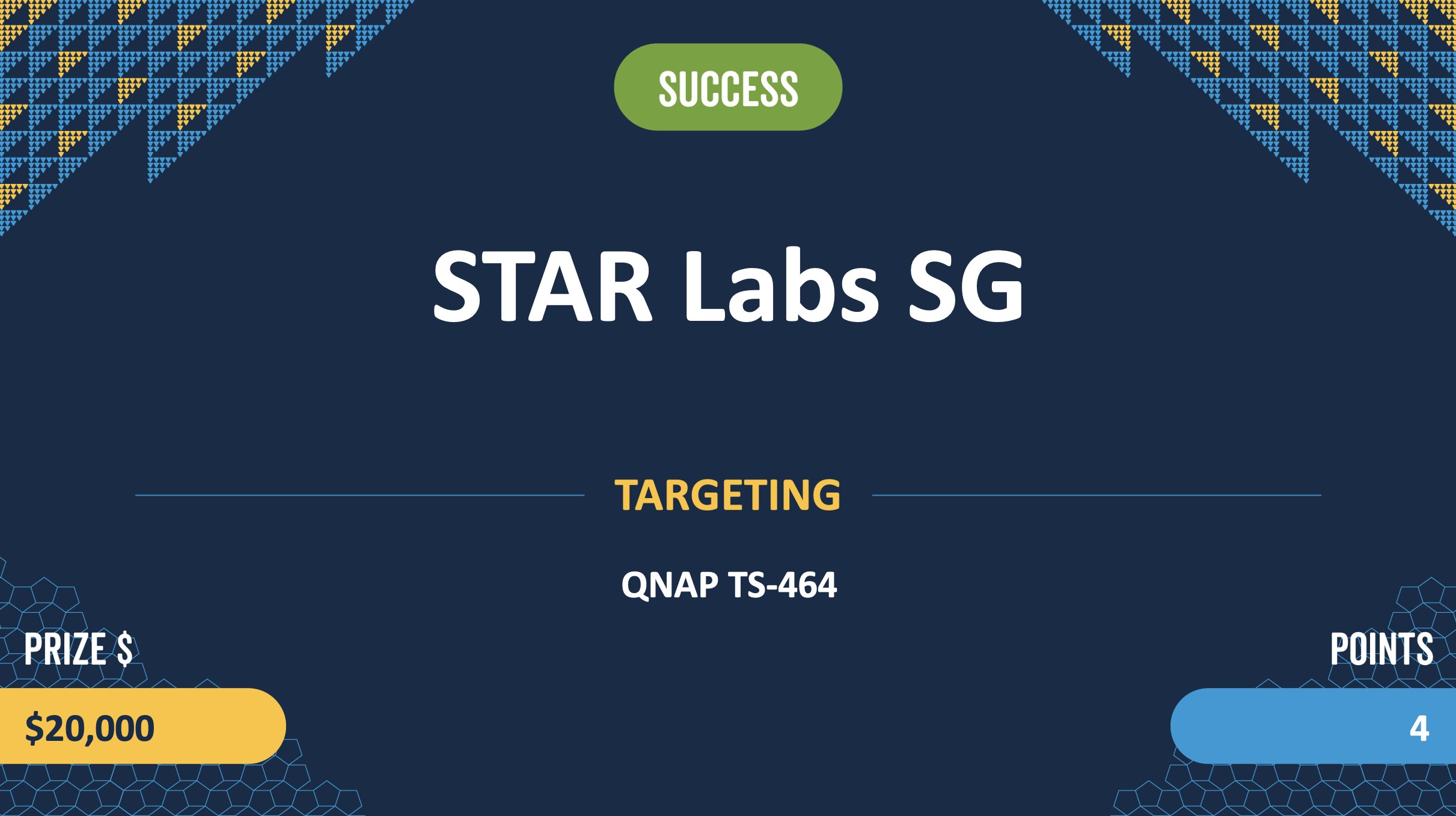 Pwn2Own Toronto 2023 — QNAP TS-464