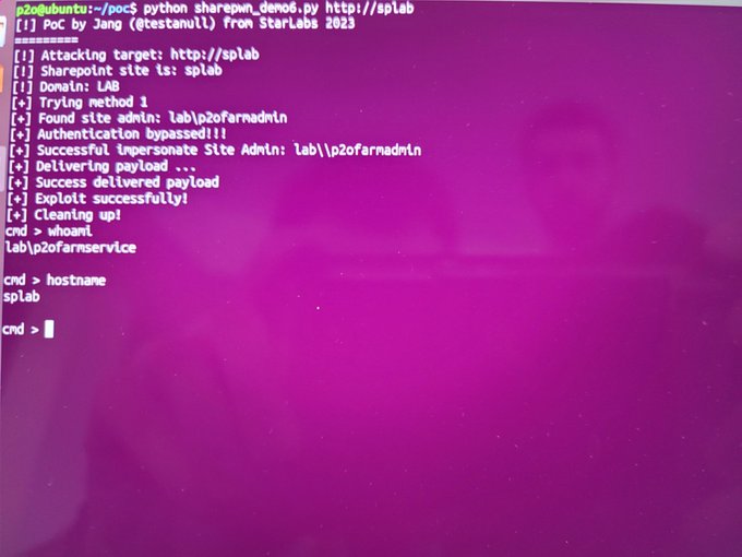 Pwn2Own Vancouver 2023 — SharePoint exploit