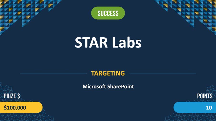 Pwn2Own Vancouver 2023 — SharePoint confirmation