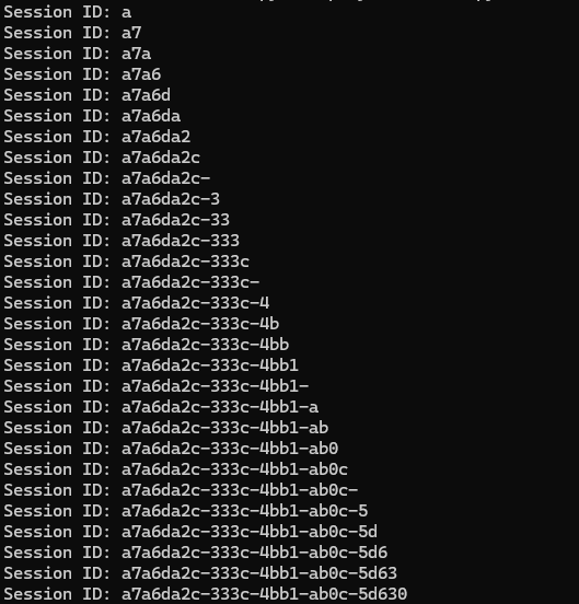script output