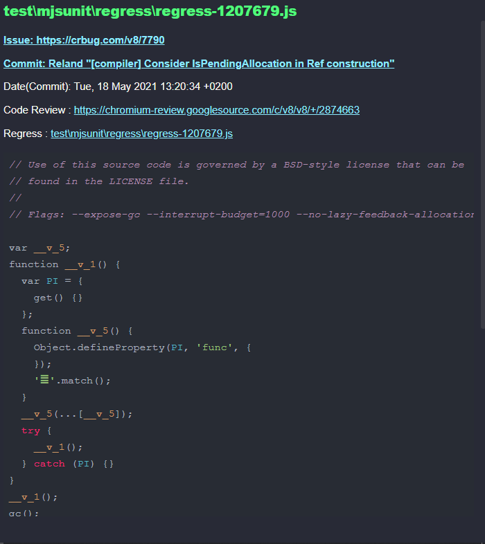 Simple Vulnerability Regression Monitoring with V8Harvest STAR Labs